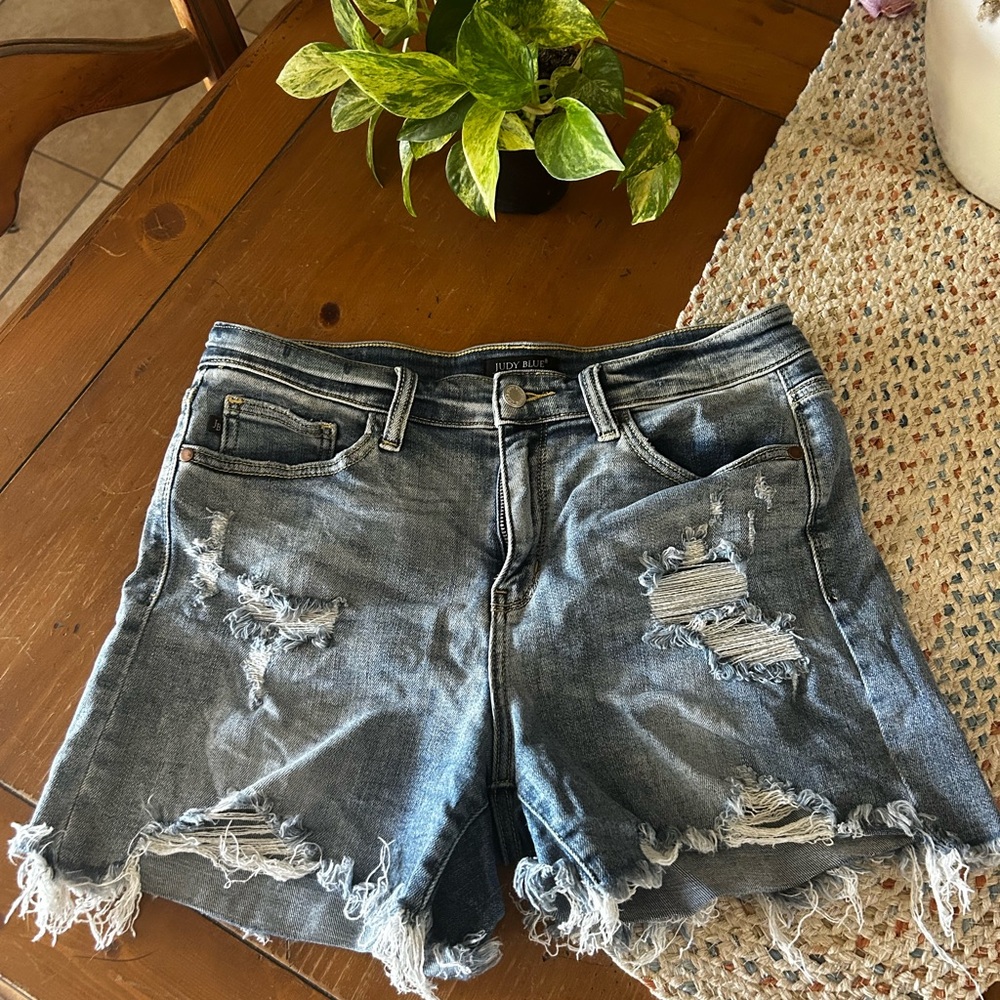 Judy Blue Women’s Distressed Denim Shorts